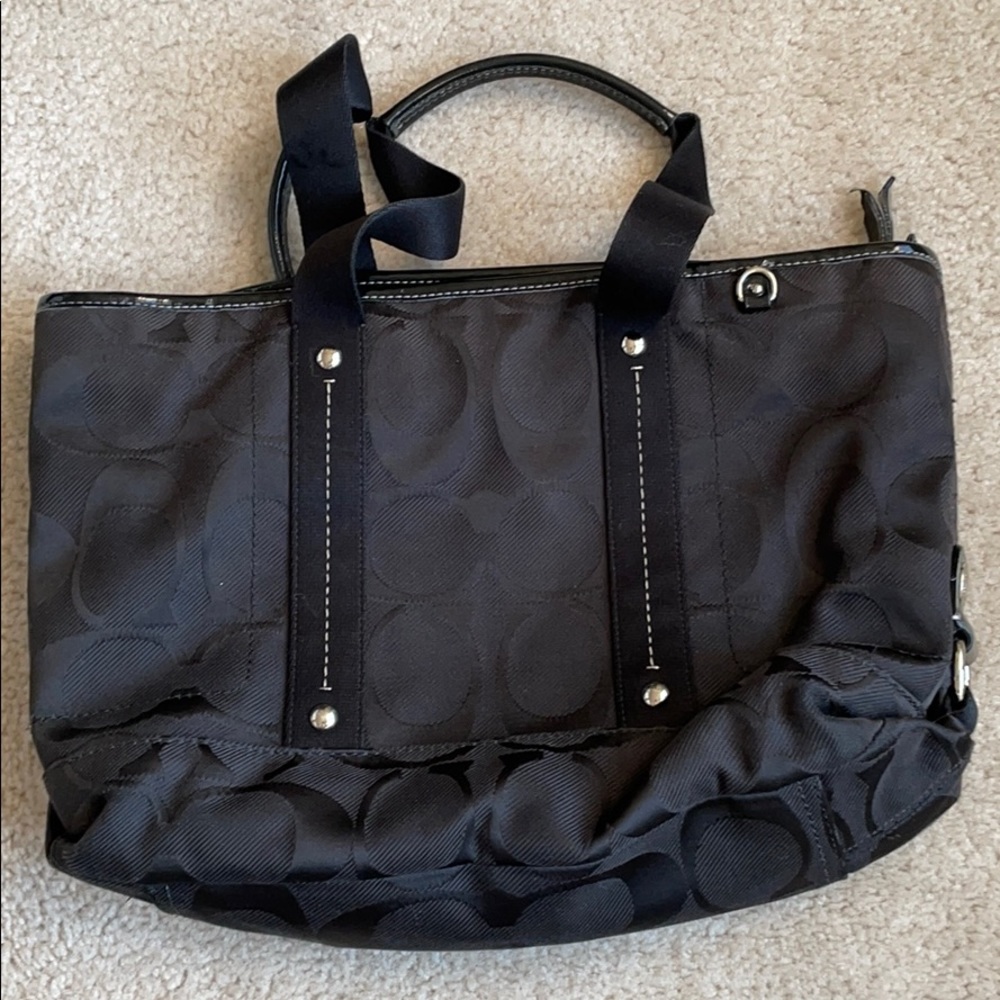 Medium Black Coach Bag